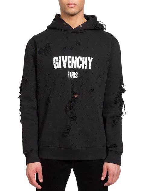 givenchy hoodie mens cheap|givenchy hoodie with holes.